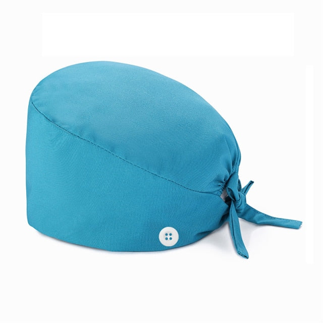 Scrub Cap with Button