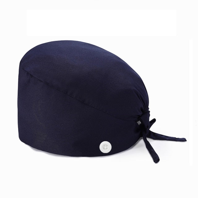 Scrub Cap with Button