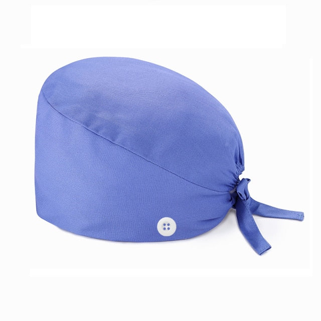 Scrub Cap with Button