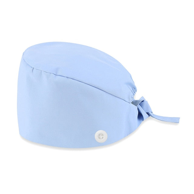 Scrub Cap with Button