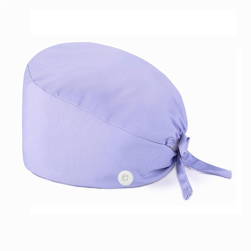 Scrub Cap with Button